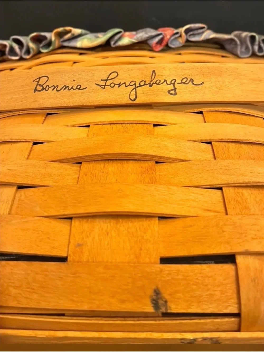 Vintage Longaberger Grandma Bonnies 2 Pie Basket
